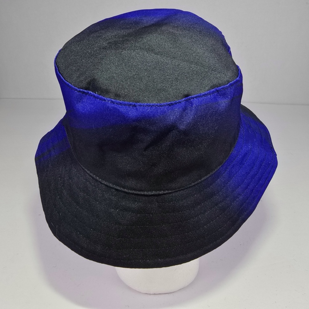 NIKE- Reversible Bucket Hat  Black-Blue - Picture 3 of 5